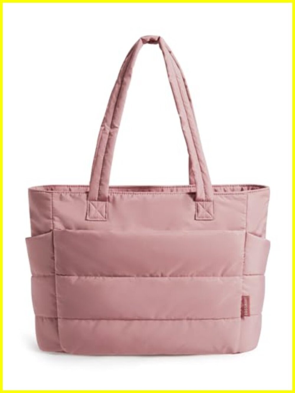 BAGSMART Puffy Tote Bag for Women, Lightweight Work Tote Handbag